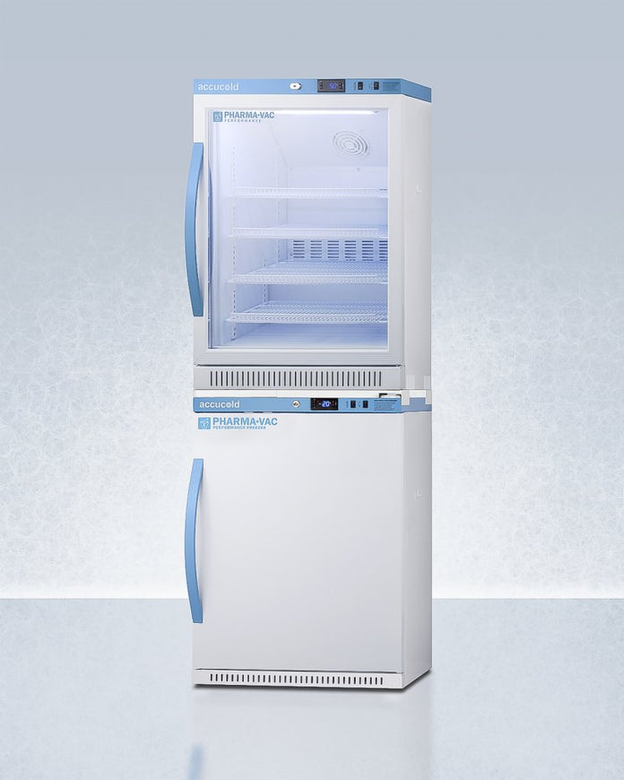 Accucold - ARGPV-AFZPVBIADASTACK - Wide Performance Series All-Refrigerator/All-Freezer Combination
