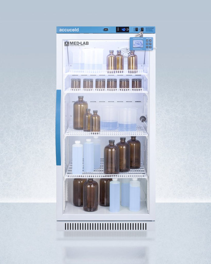 Accucold - ARG8MLDL2B - 8 Cu.Ft. Upright Laboratory Refrigerator