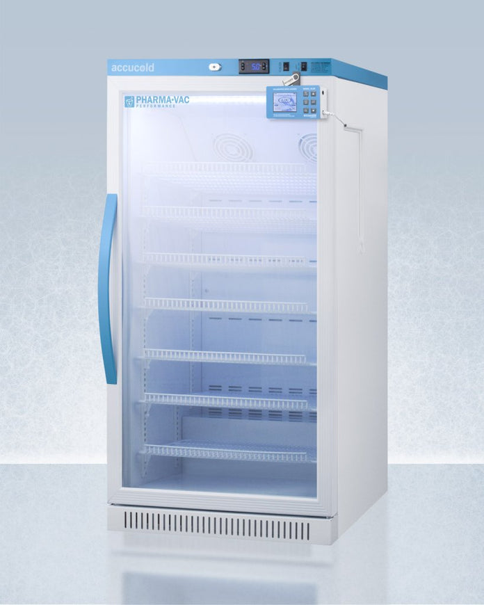 Accucold - ARG8PVDL2BLHD - 8 Cu.Ft. Upright Vaccine Refrigerator, Left Hand Door