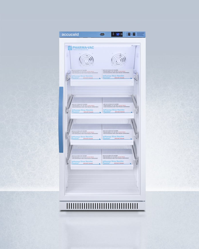 Accucold - ARG8PVDRLHD - 8 Cu.Ft. Upright Vaccine Refrigerator with Removable Drawers, Left Hand Door