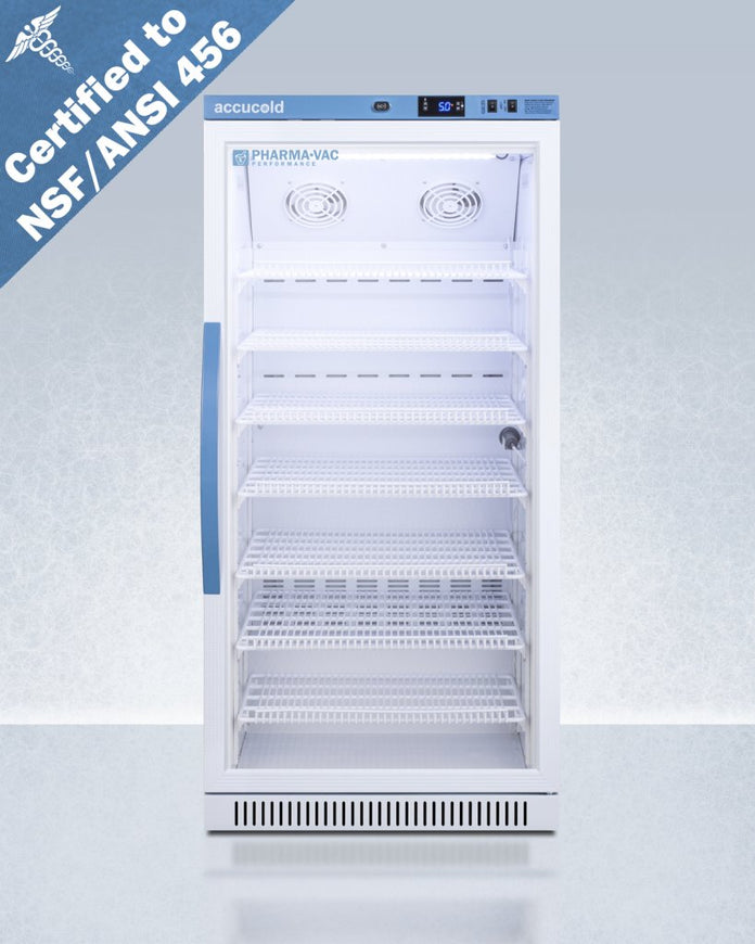 Accucold - ARG8PV-CRTLHD - 8 Cu.Ft. Upright Controlled Room Temperature Cabinet, Left Hand Door