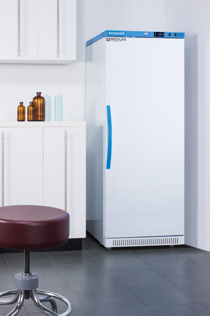 Accucold - ARS12MLDR - 12 Cu. Ft. Upright Laboratory Refrigerator with Removable Drawers