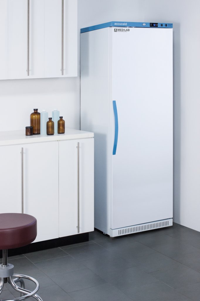 Accucold - ARS15MLDR - 15 Cu. Ft. Upright Laboratory Refrigerator with Removable Drawers