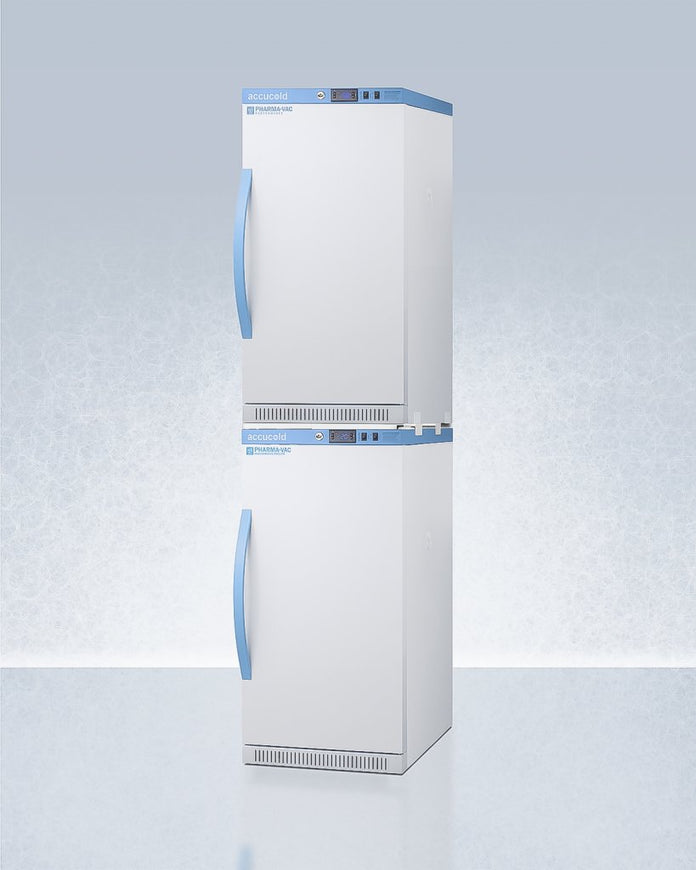 Accucold - ARSPV-AFZPVBIADASTACK - Wide Performance Series All-Refrigerator/All-Freezer Combination