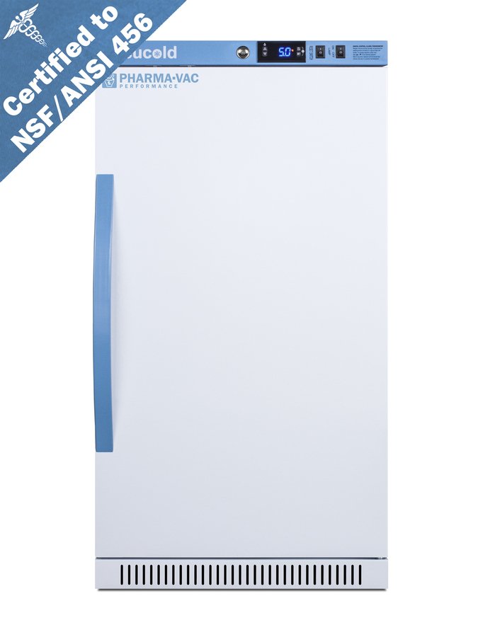 Accucold - ARS32PVBIADA456 - 2.83 Cu. Ft. ADA Height Vaccine Refrigerator, Certified to NSF/ANSI 456 Vaccine Storage Standard