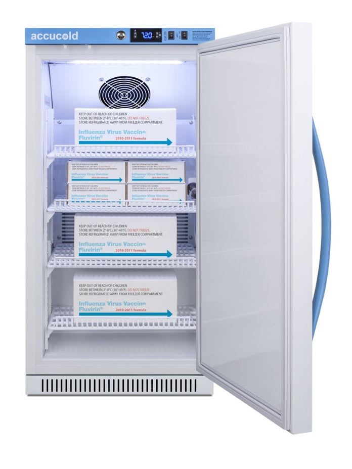 Accucold - ARS32PVBIADA-CRT - 2.83 Cu. Ft. Upright Controlled Room Temperature Cabinet, ADA Height
