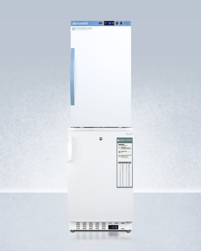 Accucold - ARS3PV-ADA305AFSTACKLHD - 20" Wide Vaccine Refrigerator-Freezer Combination, Left Hand Door