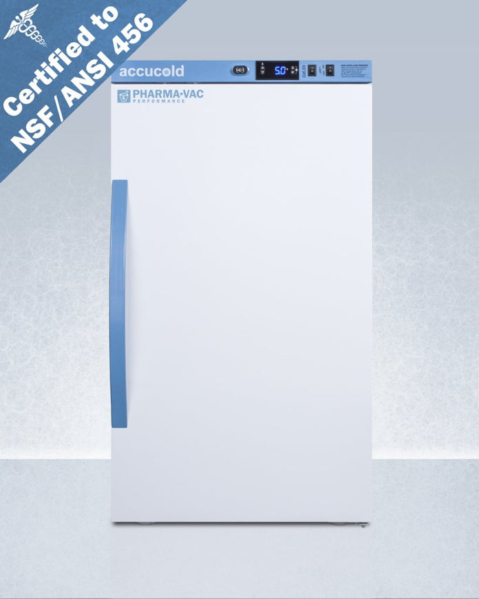 Accucold - ARS3PV456 - 3 Cu. Ft. Counter Height Vaccine Refrigerator, Certified to NSF/ANSI 456 Vaccine Storage Standard