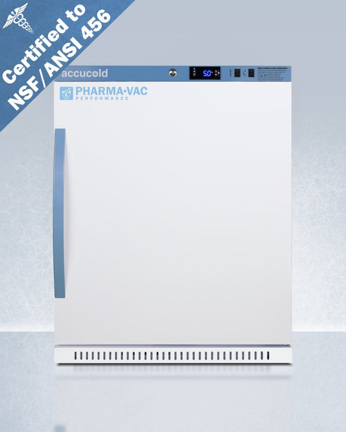 Accucold - ARS62PVBIADA456 - 6 Cu. Ft. ADA Height Vaccine Refrigerator, Certified to NSF/ANSI 456 Vaccine Storage Standard
