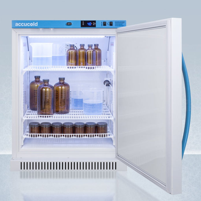 Accucold - ARS6MLDL2B - 6 Cu.Ft. ADA Height Laboratory Refrigerator