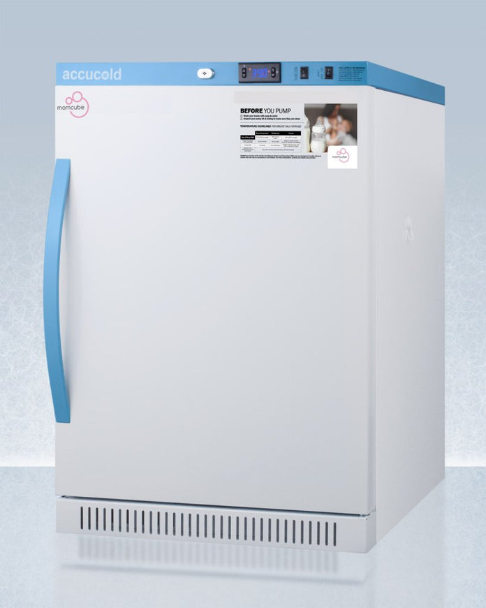 Accucold - ARS6MLMCLK - 6 Cu.Ft. MOMCUBE® Breast Milk Refrigerator, ADA Height