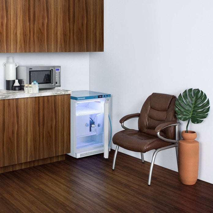 Accucold - ARS6MLMCLK - 6 Cu.Ft. MOMCUBE® Breast Milk Refrigerator, ADA Height