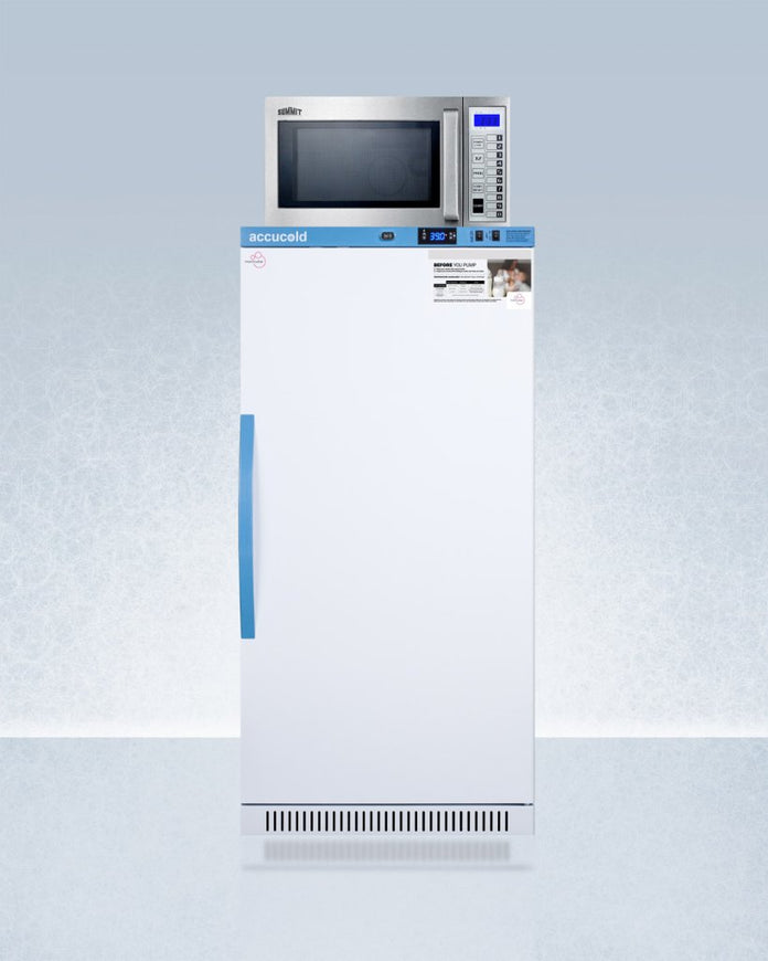 Accucold - ARS8MLMC-SCM1000SS - 8 Cu. Ft. MOMCUBE Breast Milk Refrigerator/Microwave Combination