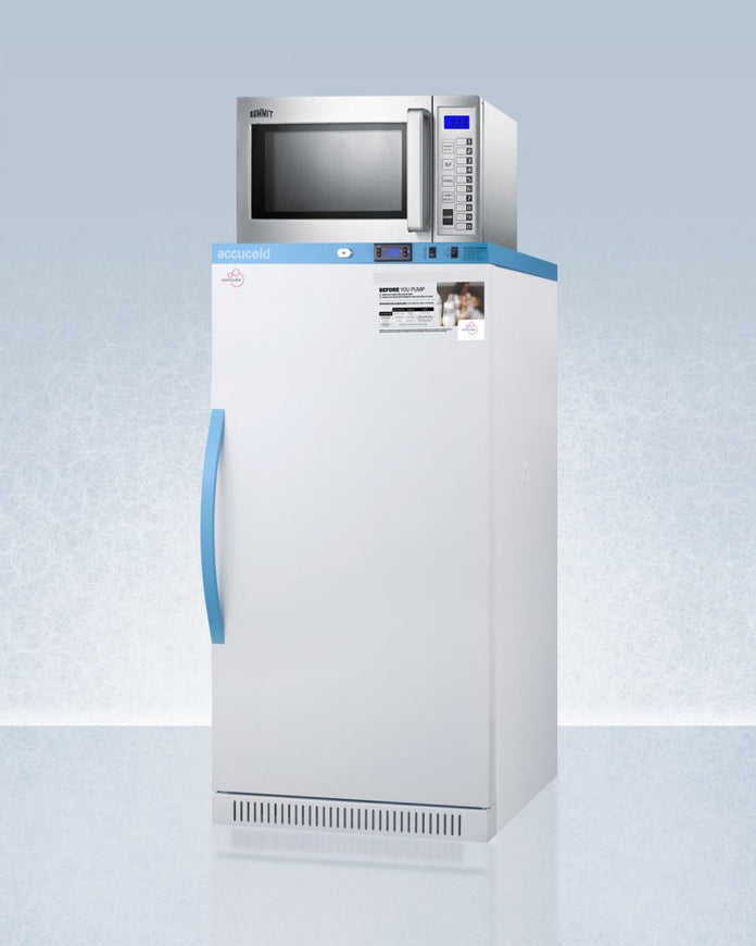 Accucold - ARS8MLMC-SCM1000SS - 8 Cu. Ft. MOMCUBE Breast Milk Refrigerator/Microwave Combination