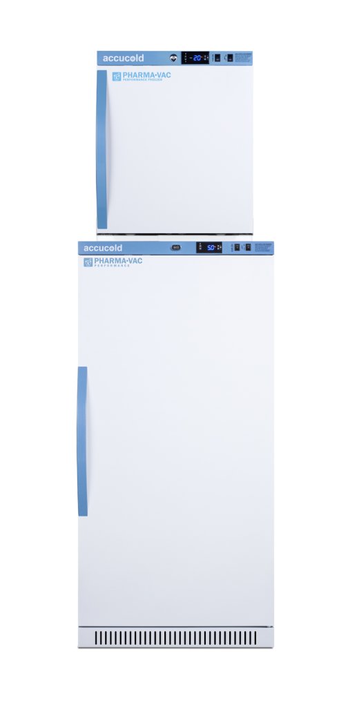 Accucold - ARS8PV-AFZ1PVSTACK - 24" Wide Performance Series All-Refrigerator/All-Freezer Combination