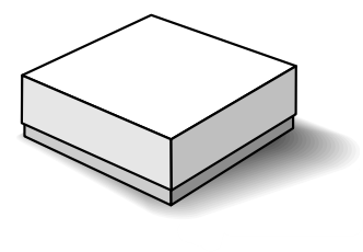 Custom Biogenic Systems - B2CM - Mini Cardboard Box, 2" High with Slots