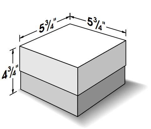Custom Biogenic Systems - B3CL - Large Cardboard Box, 3" High