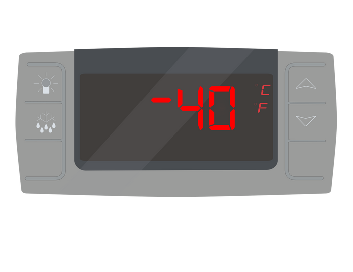 Lab Research Products (LRP) - LRP-HC-UCFS - 4 Cu. Ft. Capacity Plus Series Undercounter Freezer Freestanding