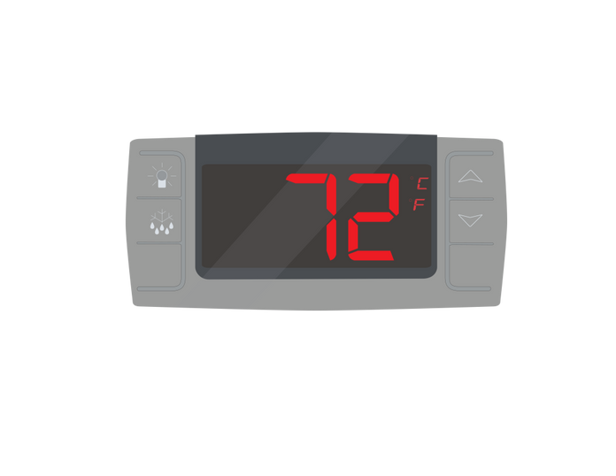 Lab Research Products - CRT-LRP-HC-UCFS-0204G - 2.5 Cu. Ft. Undercounter Controlled Room Temperature Cabinet, Freestanding, Glass Door