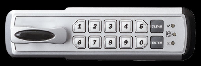Lab Research Products - LRP-KP-UCBI - LRP Key Pad Lock for Built-In Under Counters