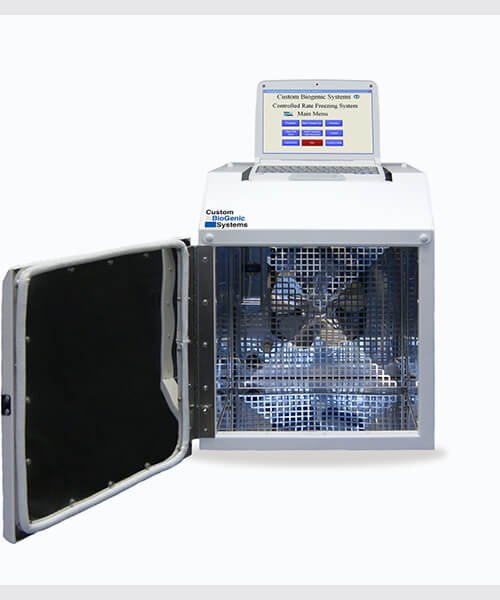 Custom Biogenic Systems - 42101-EQ - Controlled Rate Freezing System Including Laptop Computer with 2101 Software with 2 Equine Freezing Profiles, Freezing Chamber