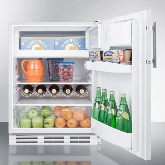 Accucold - AL650WLHD - 24" Wide Refrigerator-Freezer, ADA Compliant, Left Hand Door