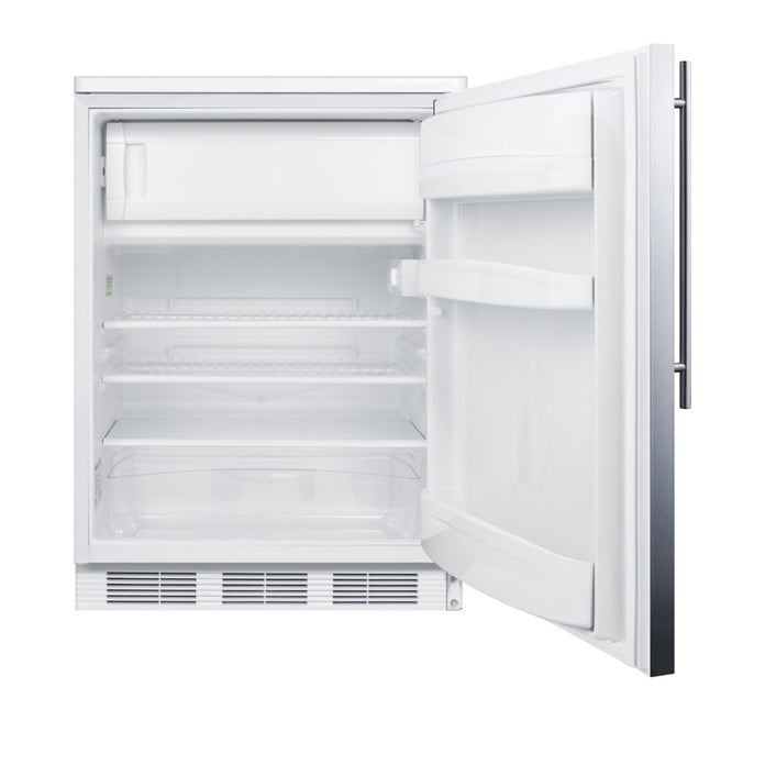 Accucold - CT66LWSSHVADALHD - 24" Wide Refrigerator-Freezer, ADA Compliant
