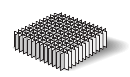 Custom Biogenic Systems - D169 - 169 Cell Standard Cardboard Divider Opening 8.64 mm