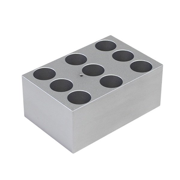 Crystal Industries - DBA41 - 9xø21mm (ø0.83in) Vials Block