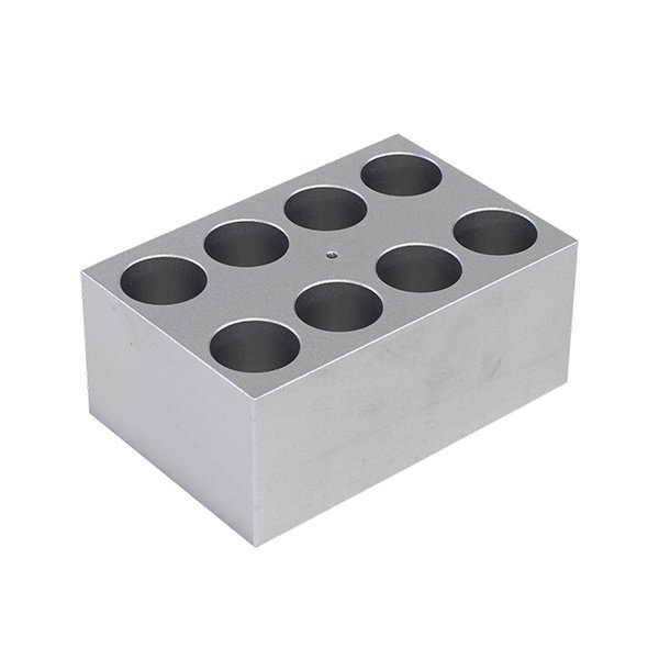 Crystal Industries - DBA42 - 8xø23mm (ø0.91in) Vials Block