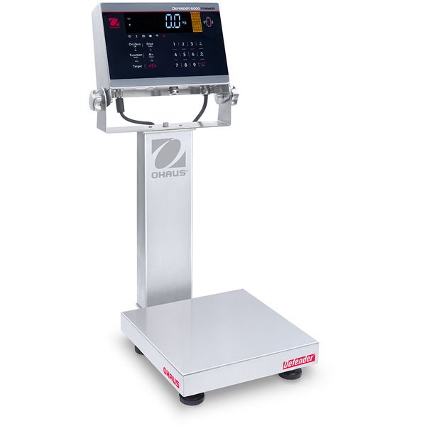 Ohaus - 30631718 - Defender™ 6000 Hybrid Advanced IP68/IP69k Washdown Bench Scale i-D61XWE12WQS6