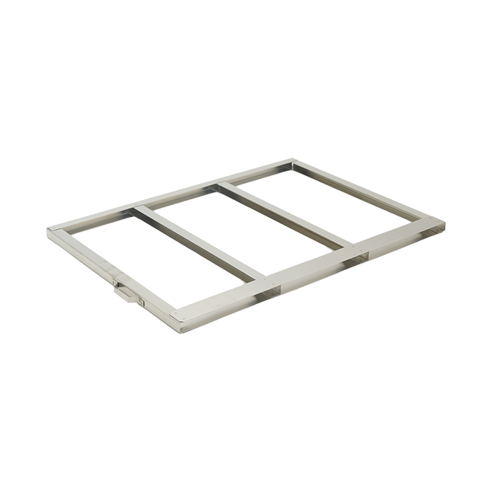 F-C-4R9959-3 - Stainless Steel Frame for Three Baxter/Fenwal C-4R9959 Aluminum Canisters