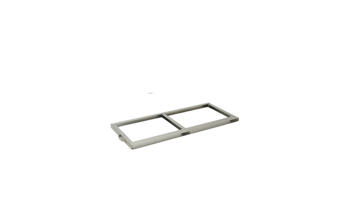 F-C-7400-2 - Stainless Steel Frame for Two Chartermed C-7400 Aluminum Canisters