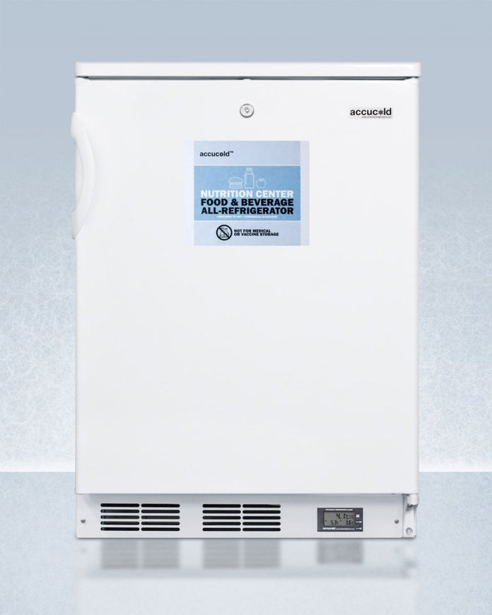 Accucold - FF6LW7NZLHD - 24" Wide All-Refrigerator, Left Hand Door