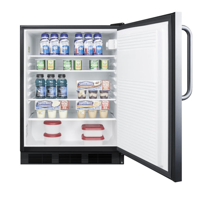 Accucold - FF7BKCSSADA - 24" Wide All-Refrigerator, ADA Compliant