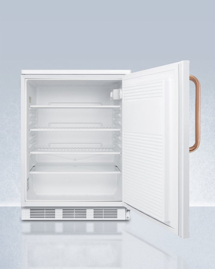 Accucold - FF7LWTBC - 24" Wide All-Refrigerator with Antimicrobial Pure Copper Handle