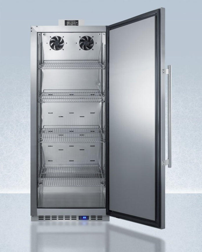 Accucold - FFAR121SSNZLHD - 24" Wide All-Refrigerator, Left Hand Door