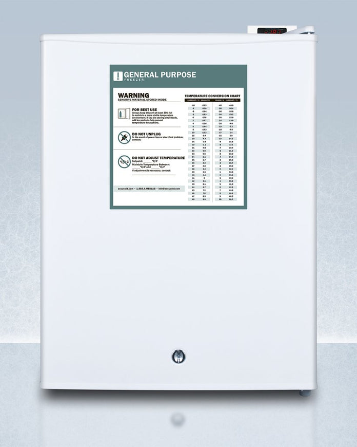 Accucold - FS30LGPLHD - Compact All-Freezer, Left Hand Door