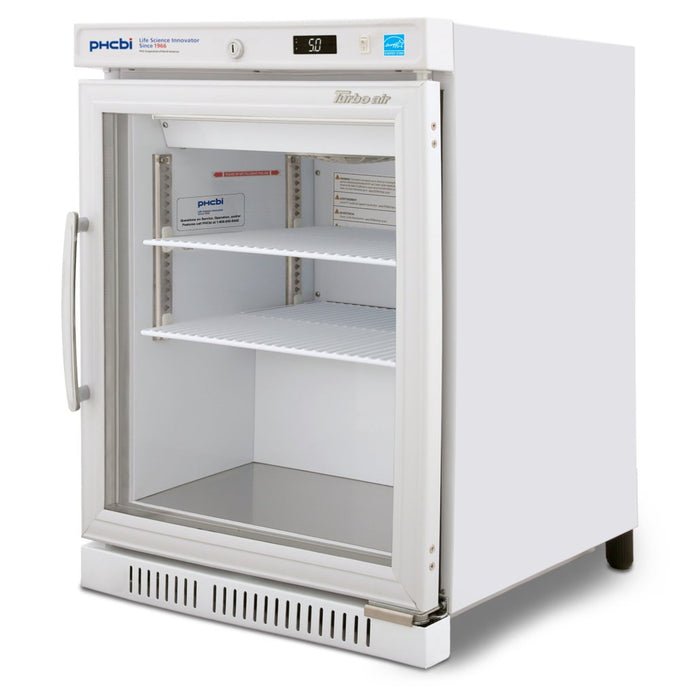 PHCbi - TSU-4RW-N6-Undercounter Lab Grade Glass Door Refrigerator 115V