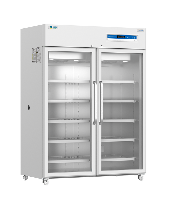 Laboratory Equipment Company - LEC-R4804 - Double Glass Door Refrigerator