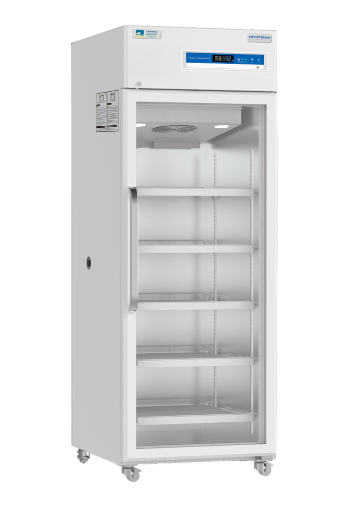 Laboratory Equipment Company - LEC-R2404 - Single Glass Door Refrigerator