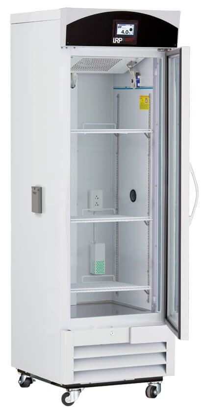 Lab Research Products - LRP-HC-CP-16-TS - 16 Cu. Ft. Capacity TempLog Plus Series Glass Door Chromatography Refrigerator