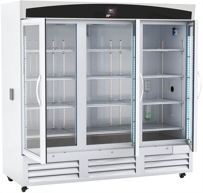 Lab Research Products - LRP-HC-CP-72 - 72 Cu. Ft. Capacity Plus Series Glass Door Chromatography Refrigerator