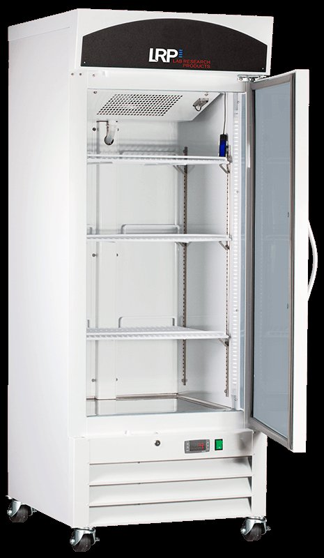 Lab Research Products - LRP-HC-LB-12 - 12 Cu. Ft. Basic Series Glass Door Laboratory Refrigerator