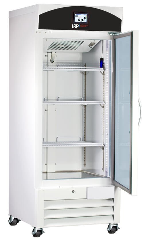 Lab Research Products - LRP-HC-LP-12-TS - 12 Cu. Ft. TempLog Plus Series Laboratory Glass Door Refrigerator