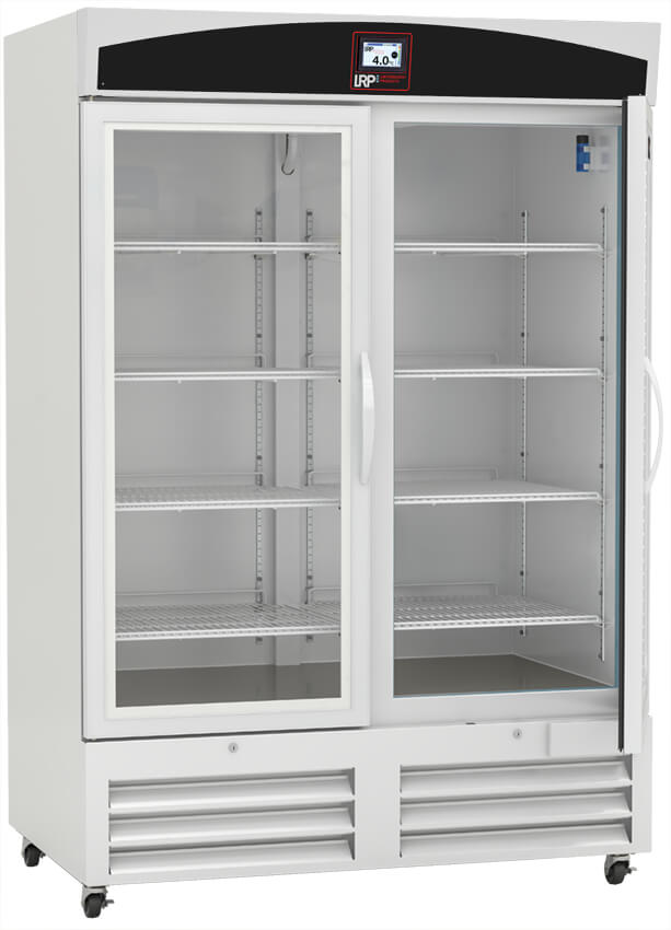 Lab Research Products - LRP-HC-LP-TS - TempLog Plus Series Laboratory Glass Door Refrigerator