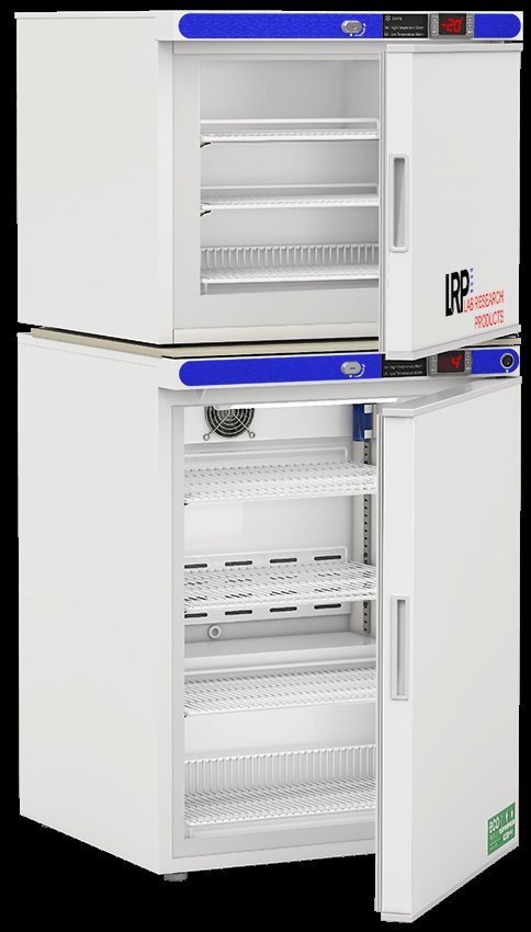 Lab Research Products - LRP-HC-RFC7S - 7 Cu. Ft. Plus Series Solid Door Refrigerator & Freezer Combination