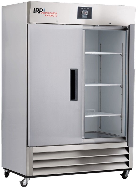 Lab Research Products (LRP) - LRP-HC-SSP-49FA - 49 Cu. Ft. Plus Series Stainless Steel Auto Defrost Laboratory Freezer (-20°C Operation)