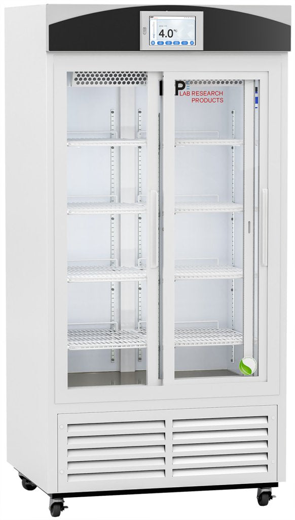 Lab Research Products (LRP) - LRP-VS-LP-33-TS - 33 Cu. Ft. Touchscreen Sliding Glass Door Laboratory Refrigerator with Variable Speed Compressor
