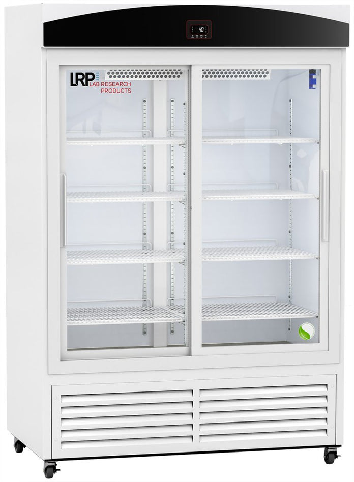 Lab Research Products (LRP) - LRP-VS-LP-47 - 47 Cu. Ft. Premier Sliding Glass Door Laboratory Refrigerator with Variable Speed Compressor